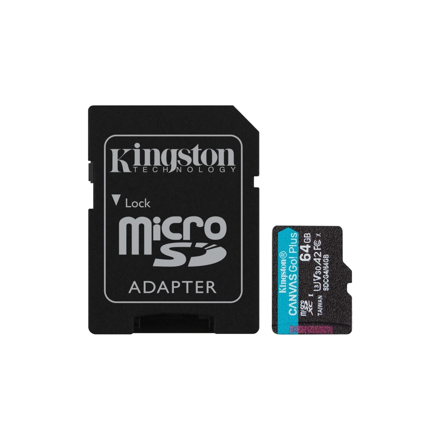 [KINMICSDG4/64G] Tarjeta De Memoria Kingston Canvas Go Plus Gen4 Microsdxc 64Gb Uhs-I U3 V30 200Mb/S C/Adaptador
