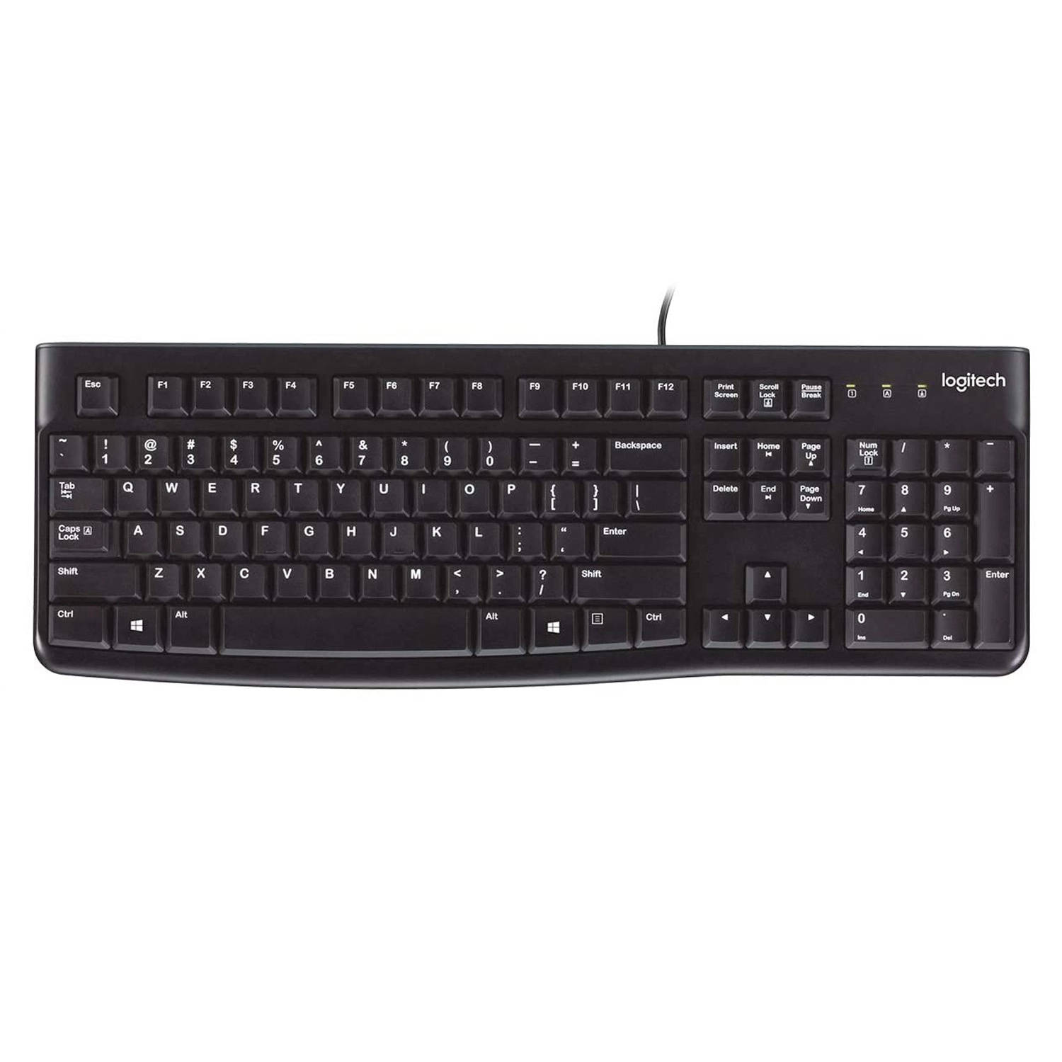 [LOGKBK120USBLK] Teclado C/Cable Logitech K120 Negro