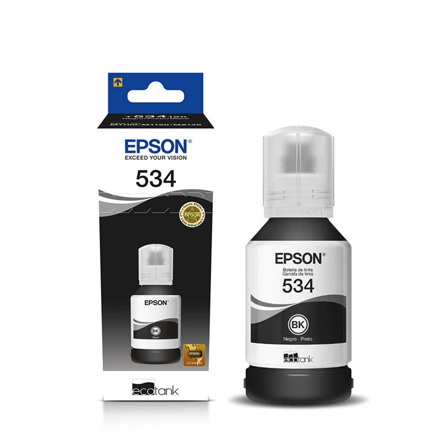 [EPST534120-AL] Botella De Tinta Epson 534 Negra