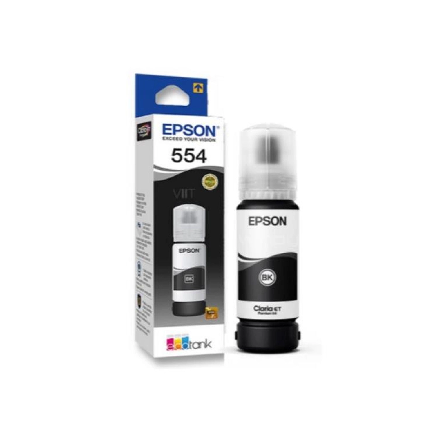 [EPST554120-AL] Botella De Tinta Epson 554 Negra Mate