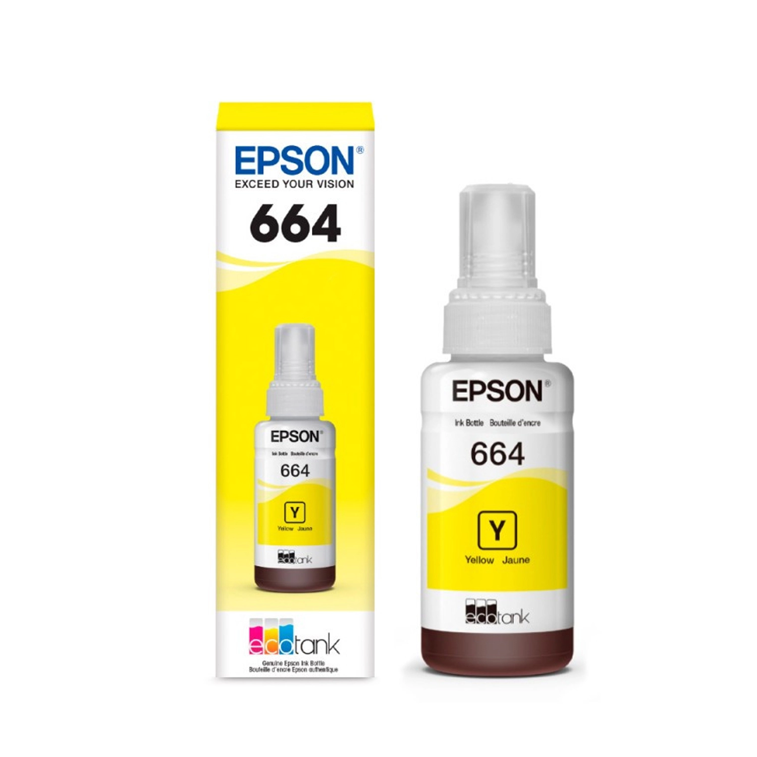[EPST664420-AL] Botella De Tinta Epson 664 Amarilla