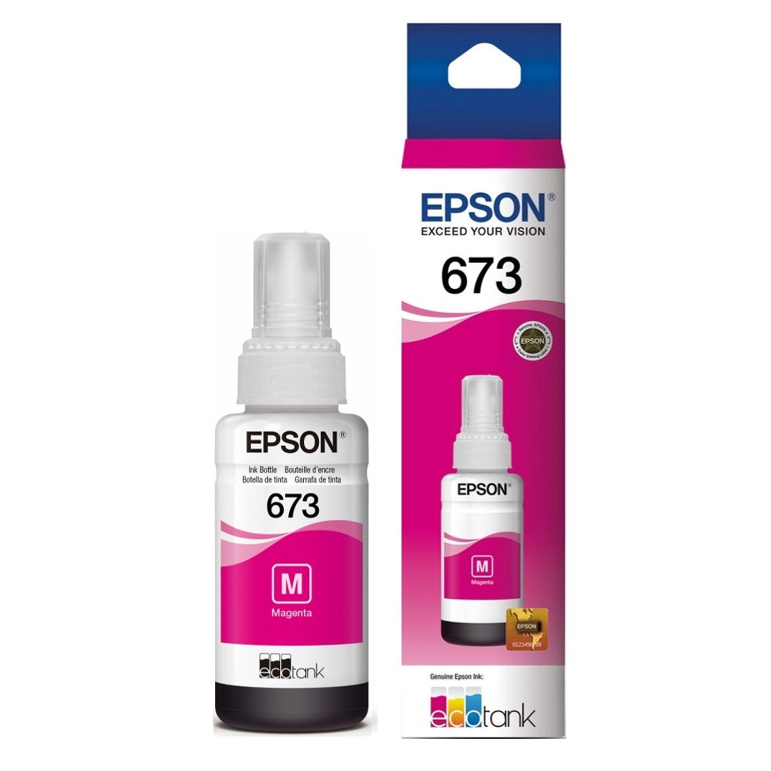 [EPST673320-AL] Botella de Tinta EPSON 673 Magenta