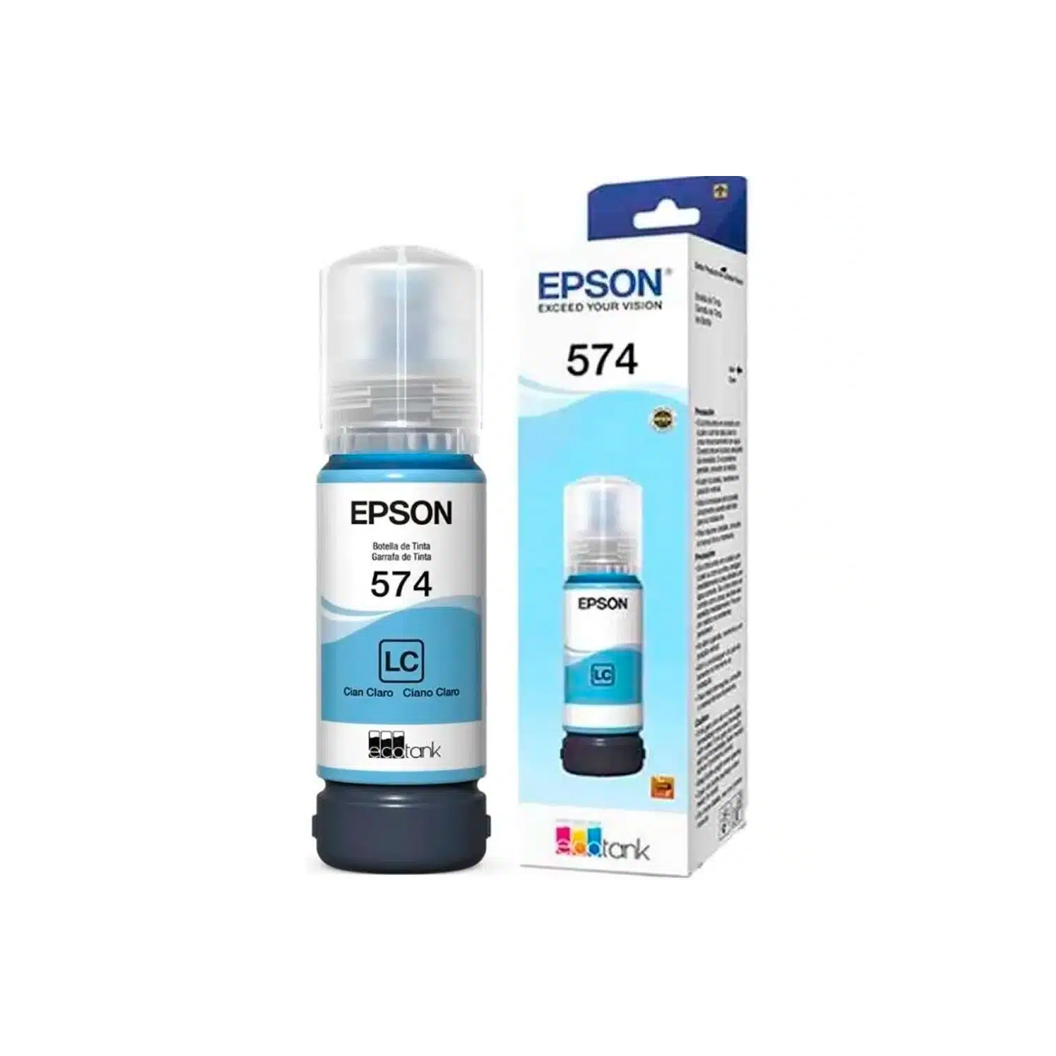[EPST574220-AL] Botella De Tinta 574 Cian Para L8050