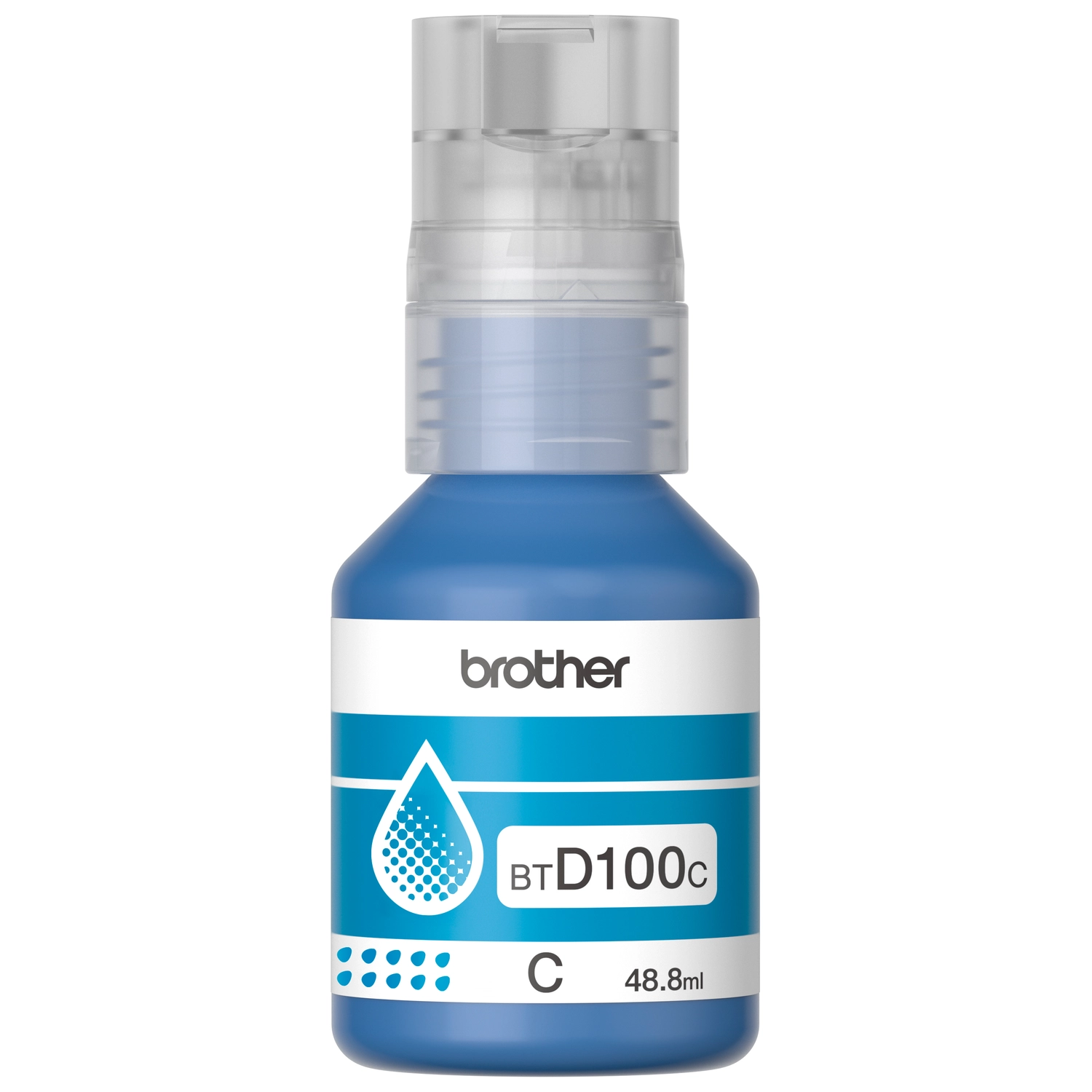 [BRO-INBTD100CME] Botella De Tinta Brother Btd100 Cian