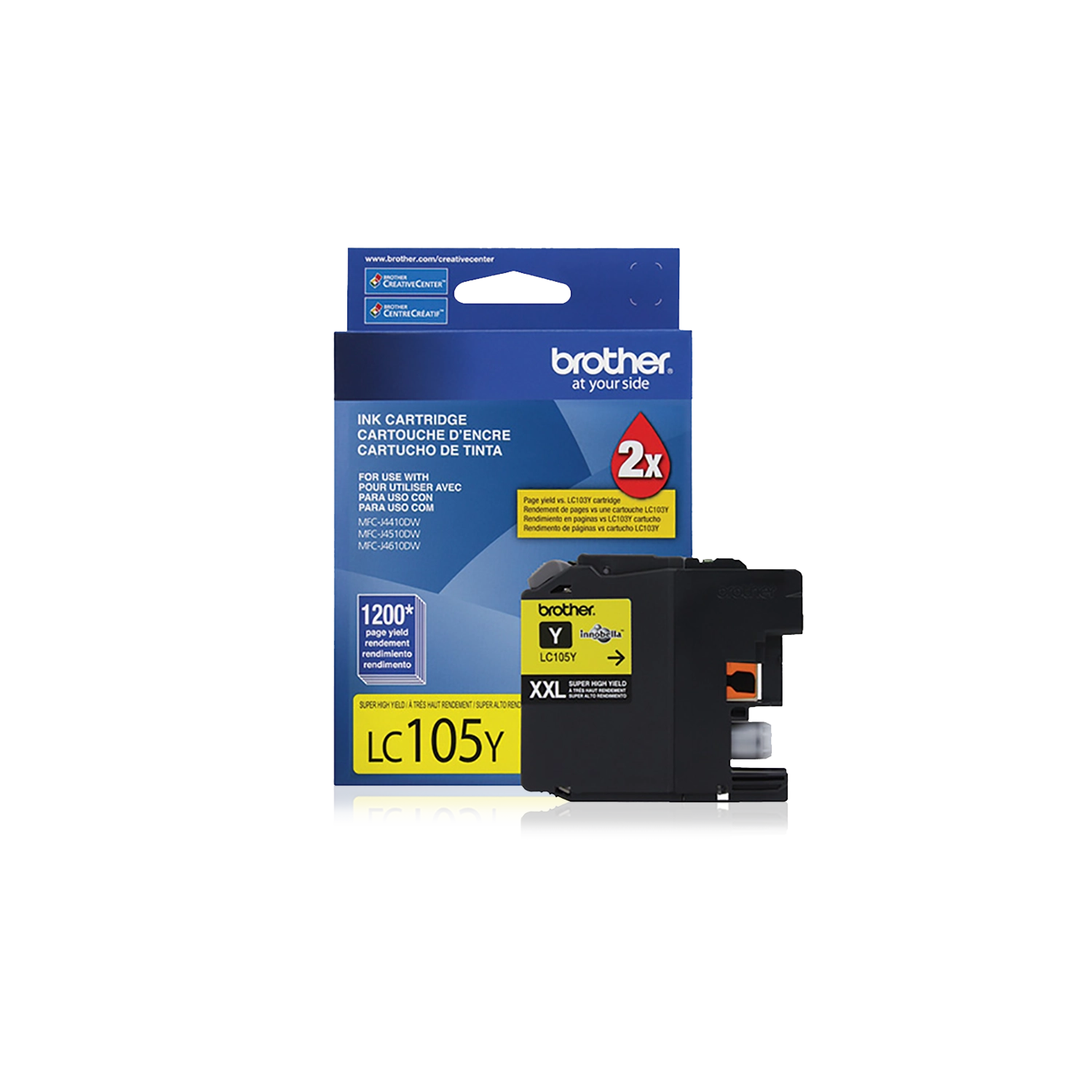 [BRO-INLC105Y] Cartucho Tinta Brother Lc105 Amarillo