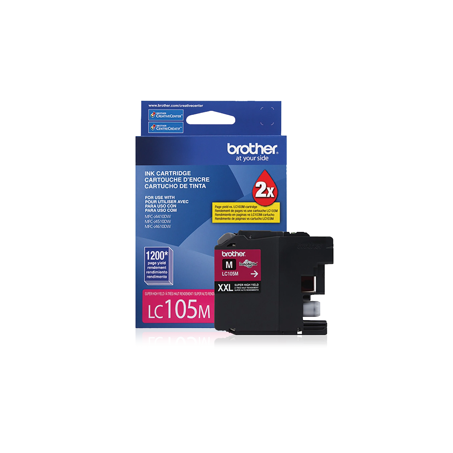 [BRO-INLC105M] Cartucho Tinta Brother Lc105 Magenta