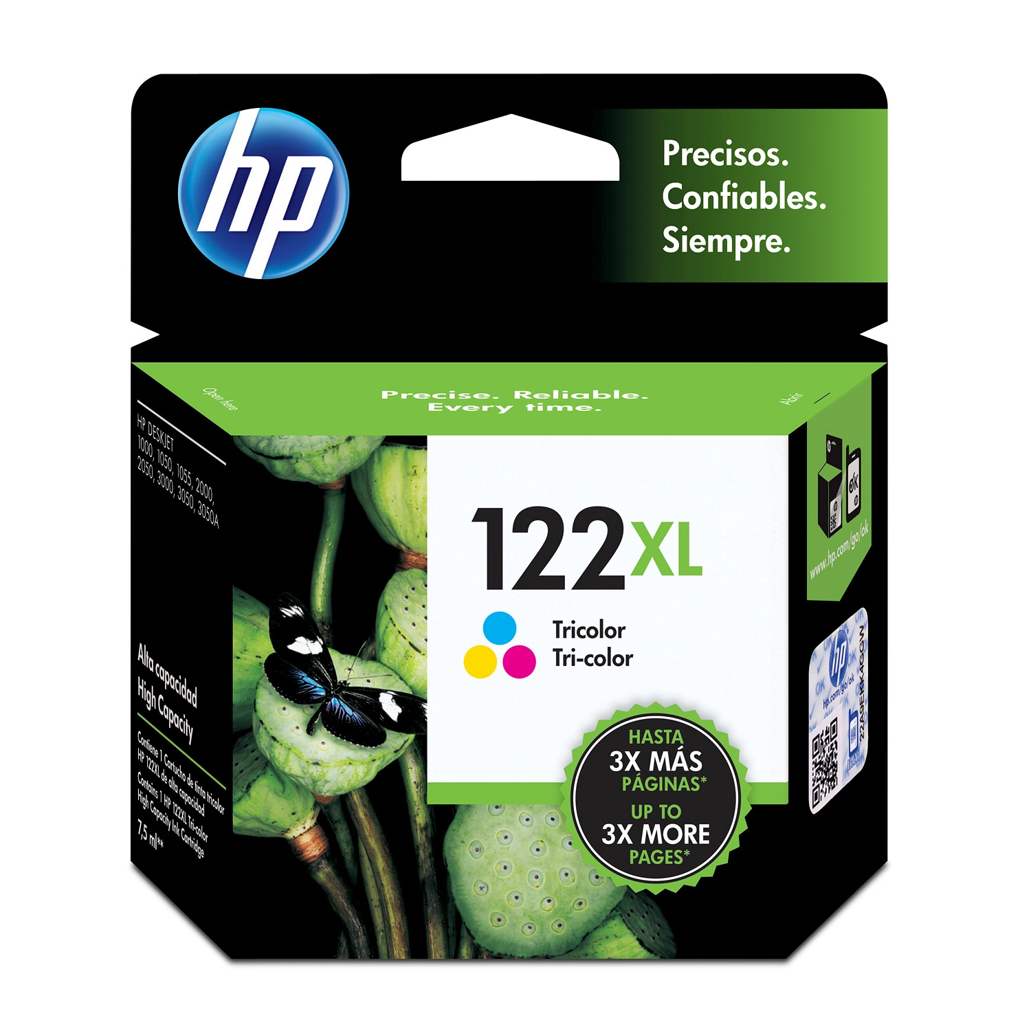 [HP-CH564HL] Cartucho De Tinta Hp 122Xl Color