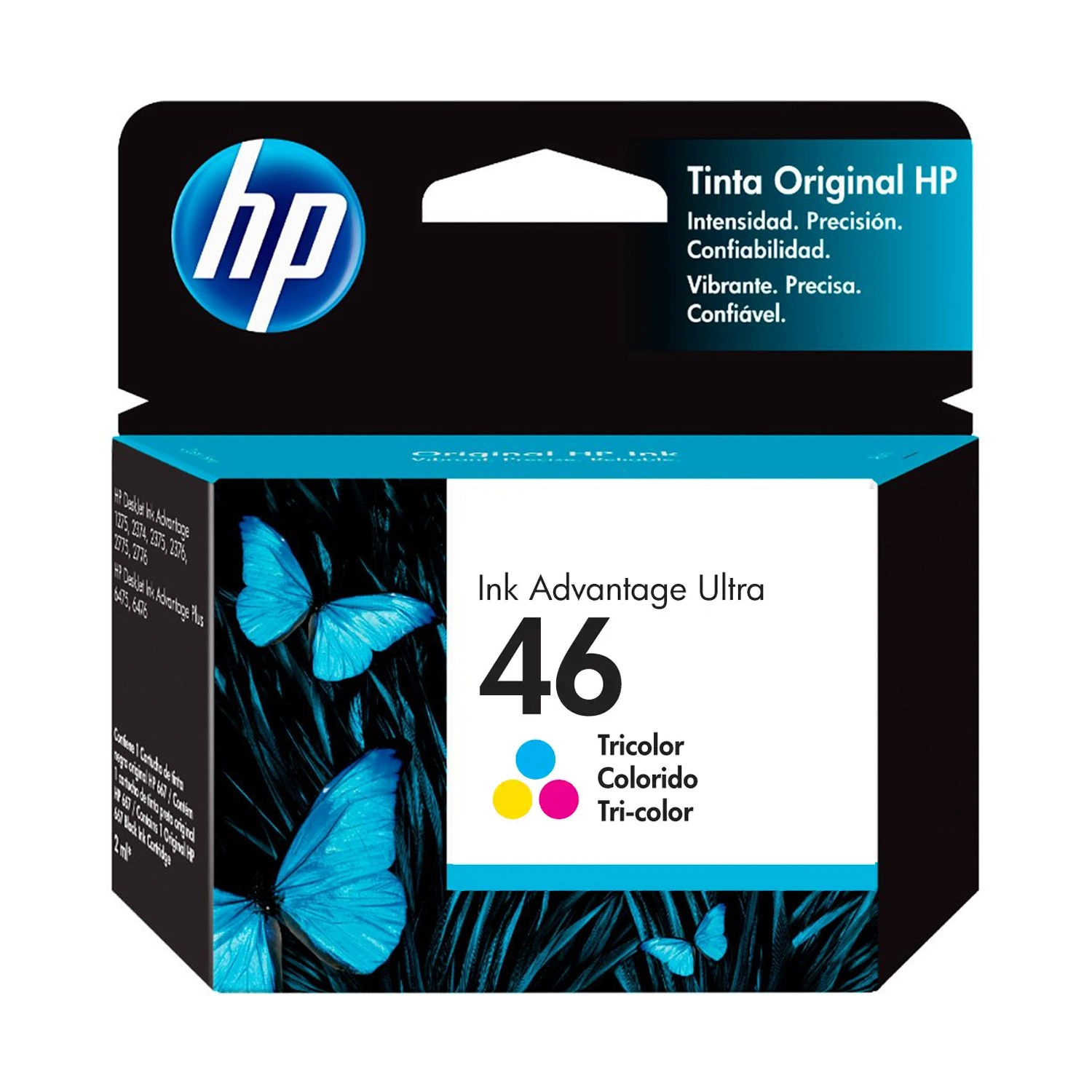 [HP-CZ638AL] Cartucho De Tinta Hp 46 Color