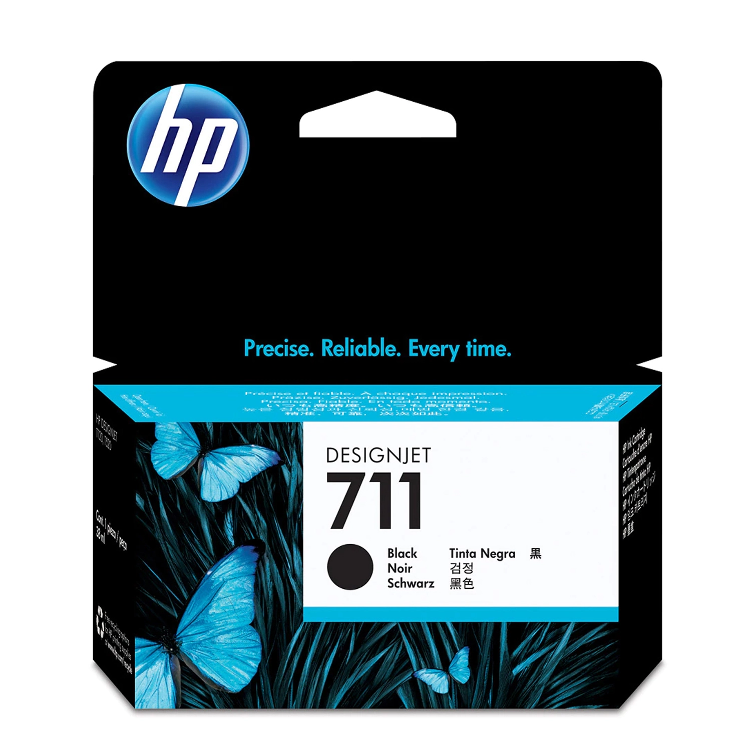 [HP-CZ129A] Cartucho De  Tinta  Plotter Hp 711  Negra