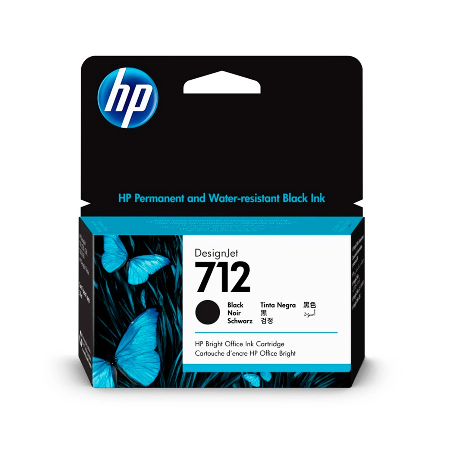 [HP-3ED70A] Cartucho de Tinta HP 712 Negro