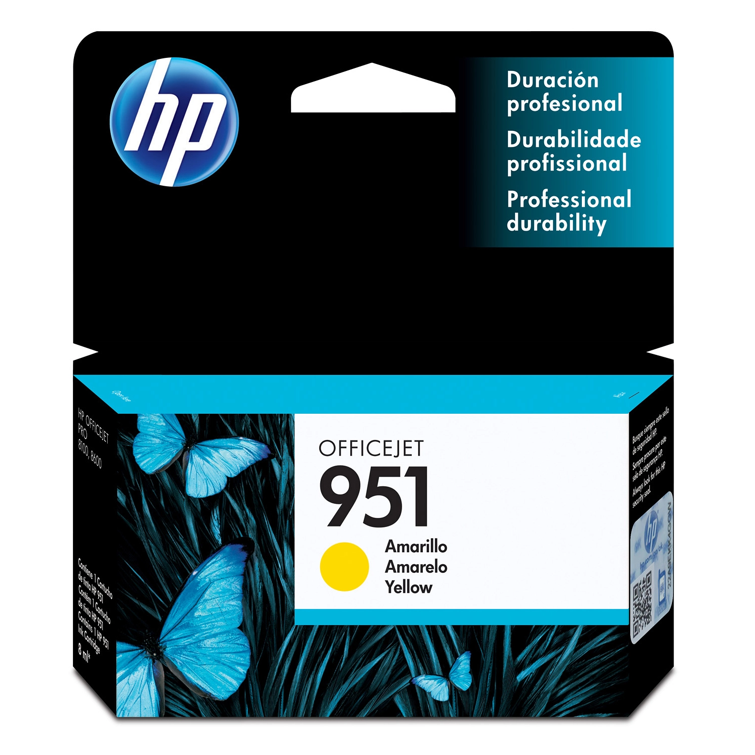[HP-CN052AL] Cartucho De Tinta Hp 951 Amarillo