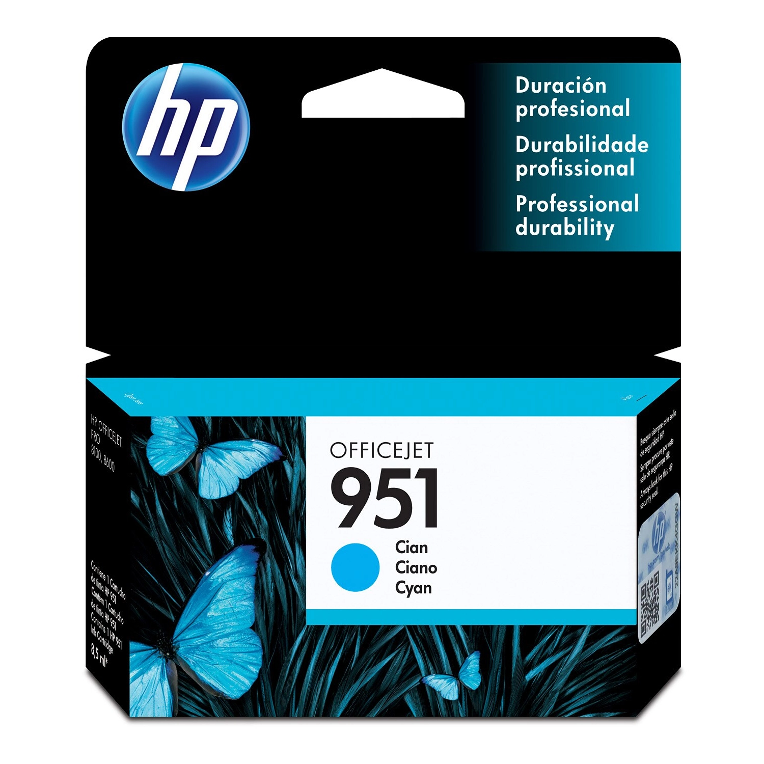 [HP-CN050AL] Cartucho De Tinta Hp 951 Cian