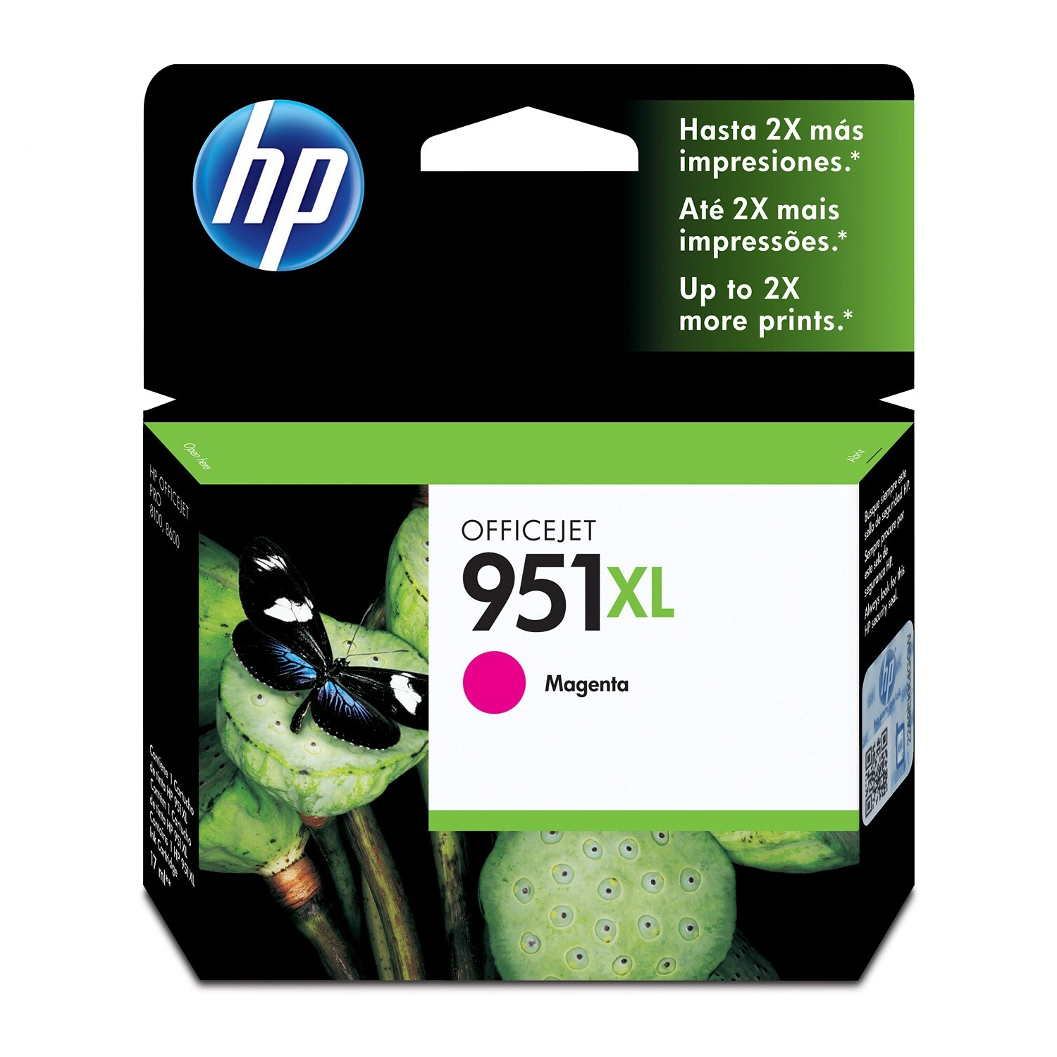 [HP-CN047AL] Cartucho De Tinta Hp 951Xl Magenta Alto Rendimiento