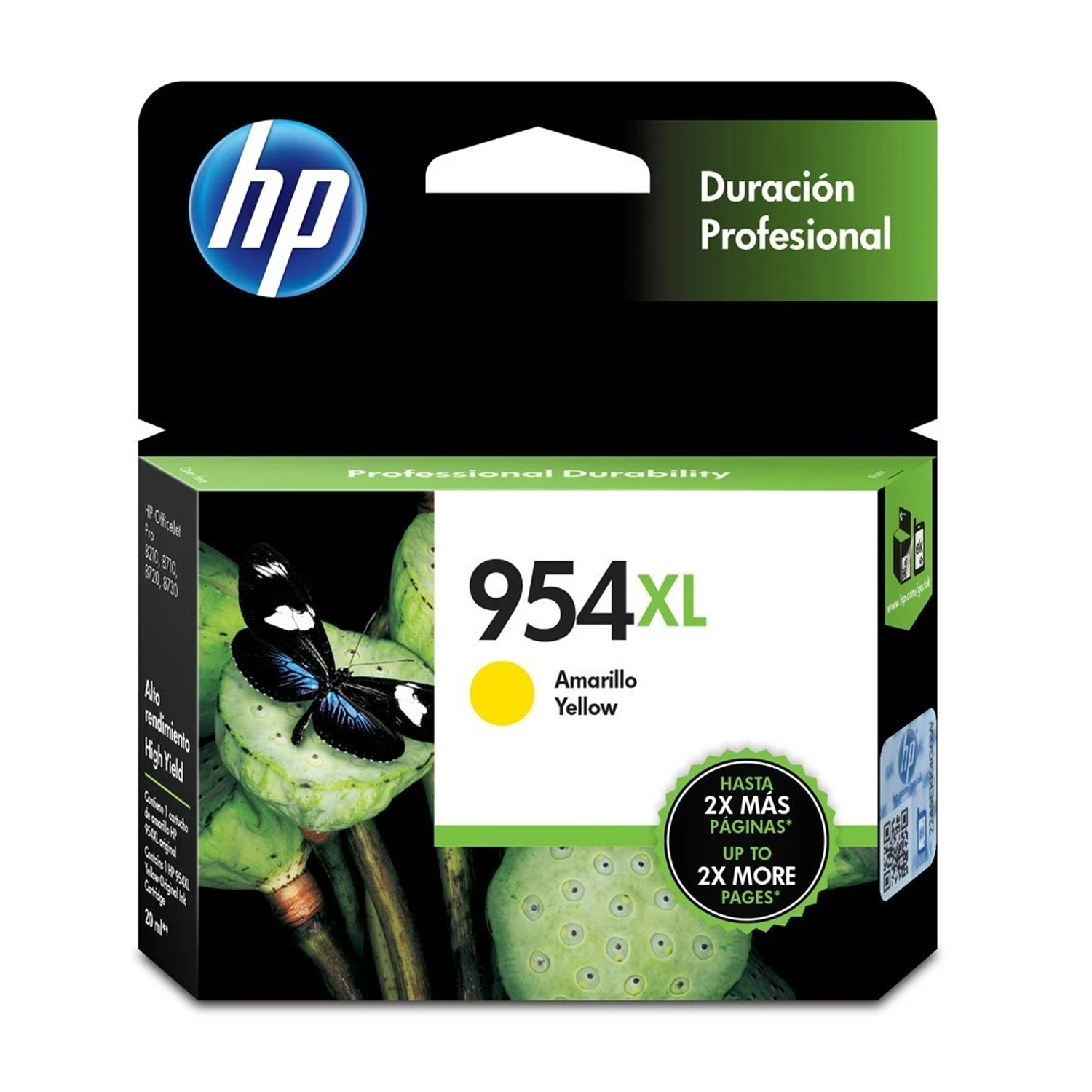 [HP-L0S68AL] Cartucho De Tinta Hp 954Xl Amarillo Alto Rendimiento
