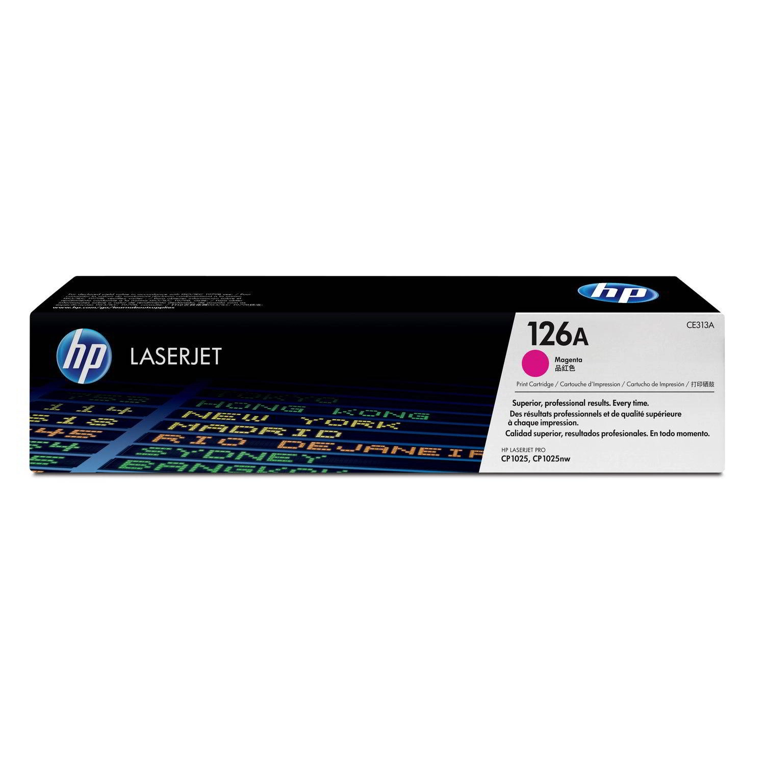 [HP-CE313A] Cartucho de toner 126A Magenta LaserJet