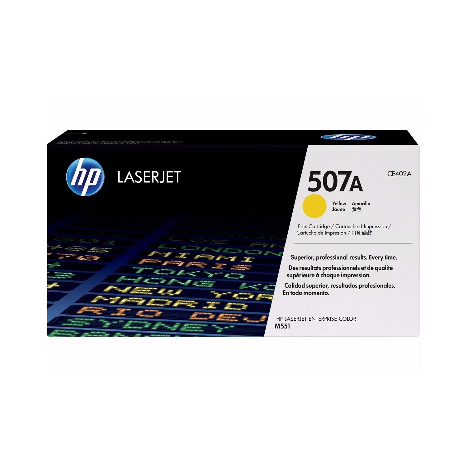 [HP-CE402A] Cartucho De Toner 507A Amarillo Laserjet