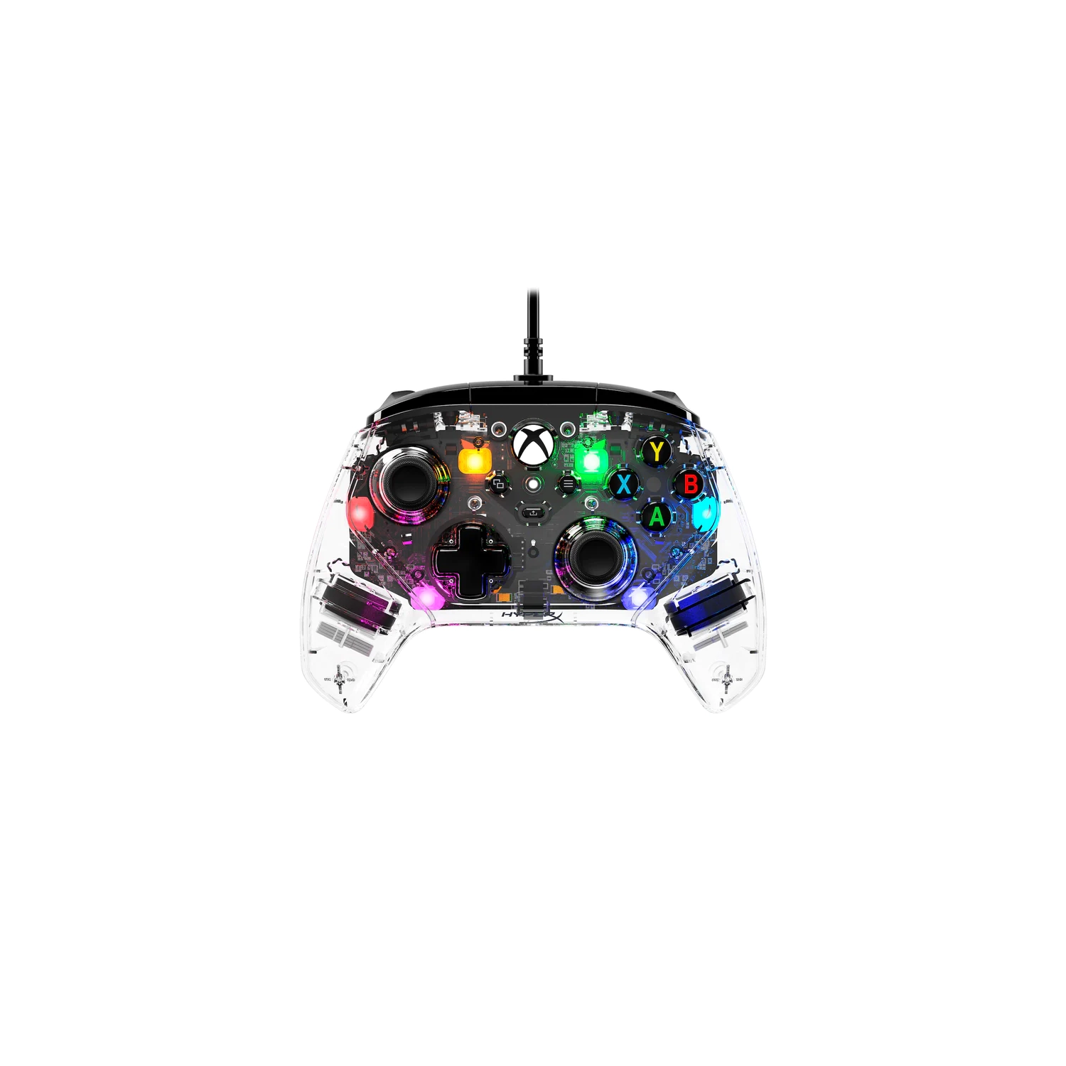 [HYPCONHP7D6H2AA] Control HyperX Clutch - RGB - Xbox -(Transparente)