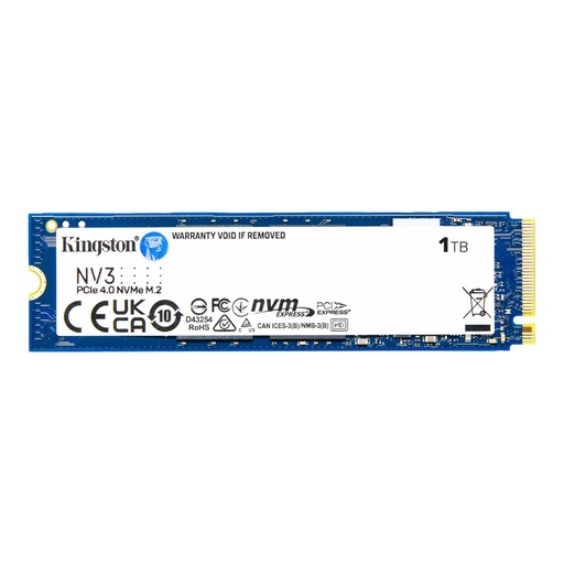 [KINSSDSNV3S/1T] Disco Ssd 1T Nv3 M.2 2280 Pcie Nvme 5000Mb/S