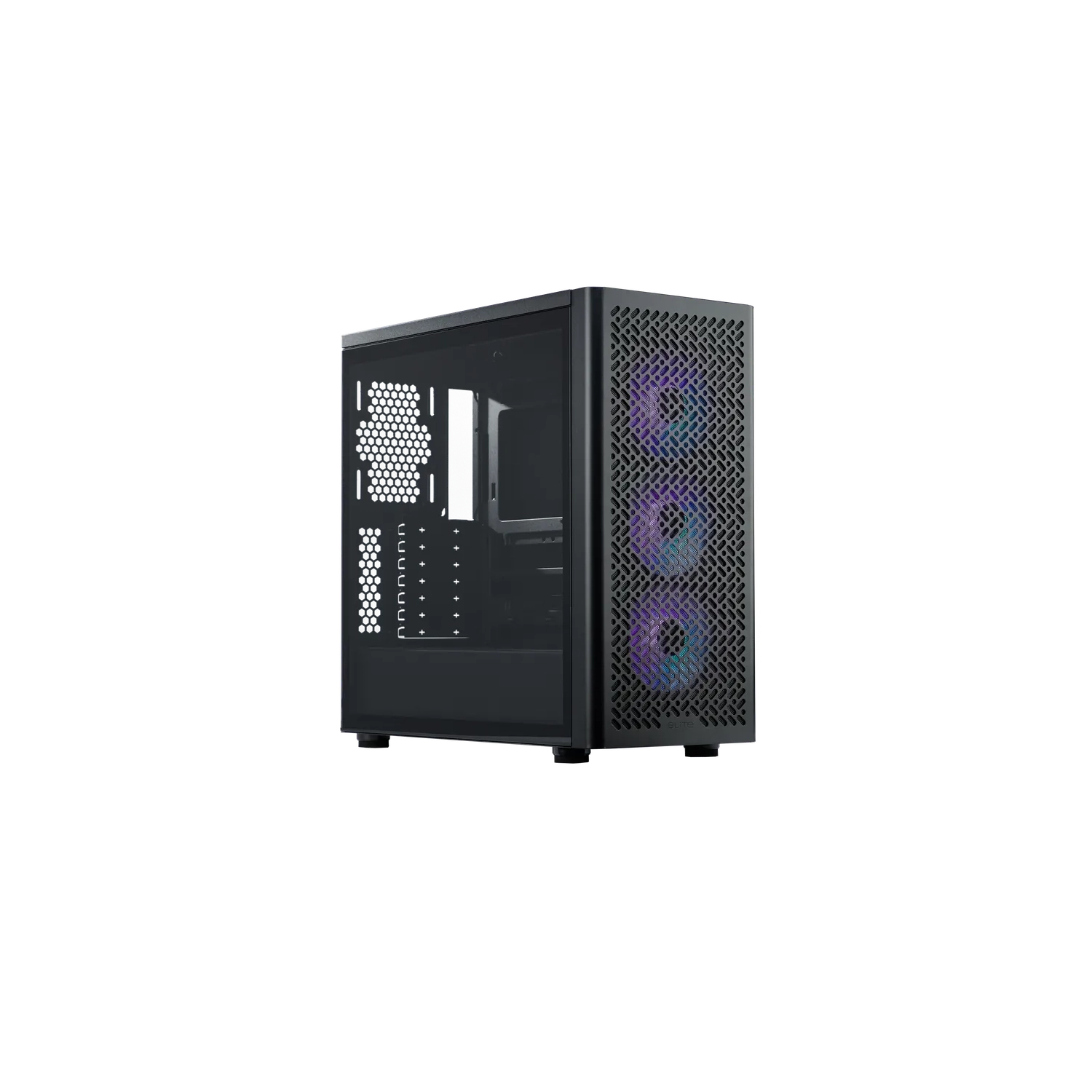 [CMGABE502KGNNS0] Gabinete Cooler Master Elite 502 Black 3 Fans ARGB s/fuente