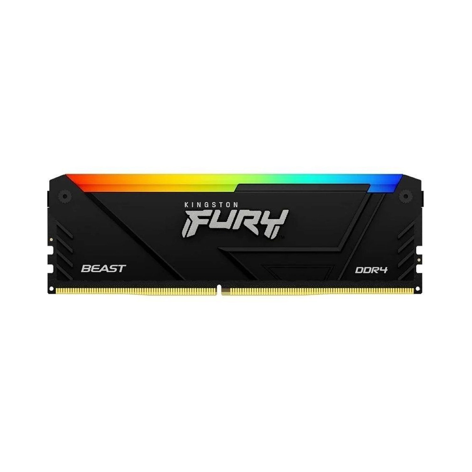 [KFUMEM432C16B2W] Memoria Ram Udimm Kingston Fury Beast 8Gb Ddr4 3200 Mhz Cl16 1.35V Single Negro Rgb