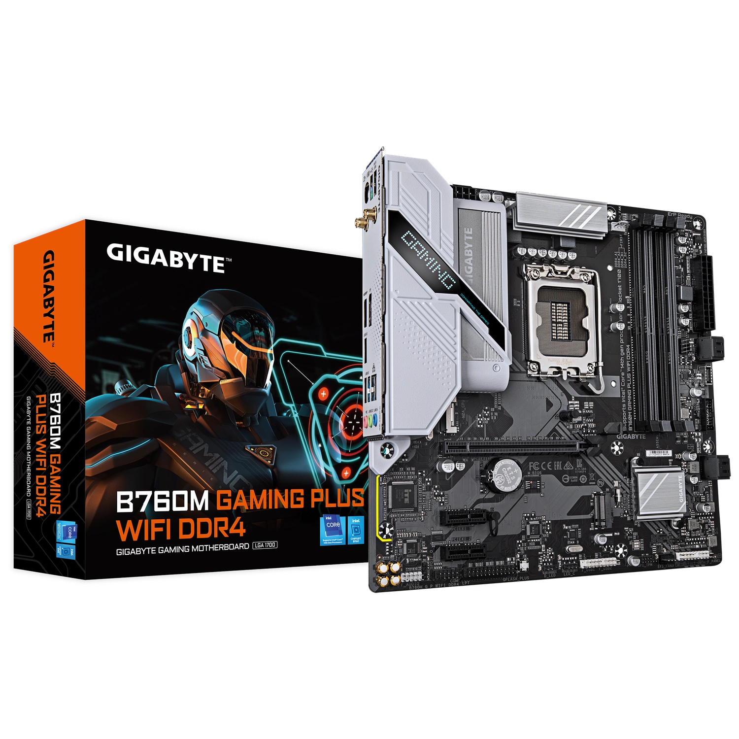 [GIGMOTB76GPW4] Motherboard (1700) GIGABYTE B760M GAMING PLUS WIFI DDR4