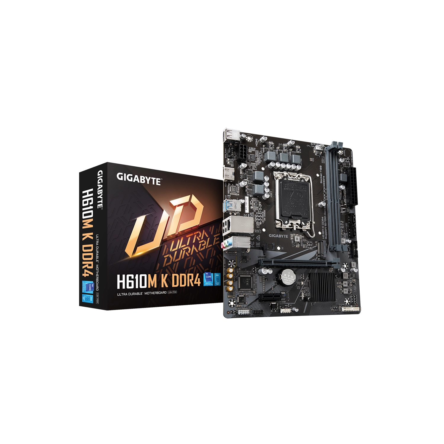 [GIGMOTH610MK4] Motherboard (1700) GIGABYTE H610M K DDR4 LGA1700 DDR4