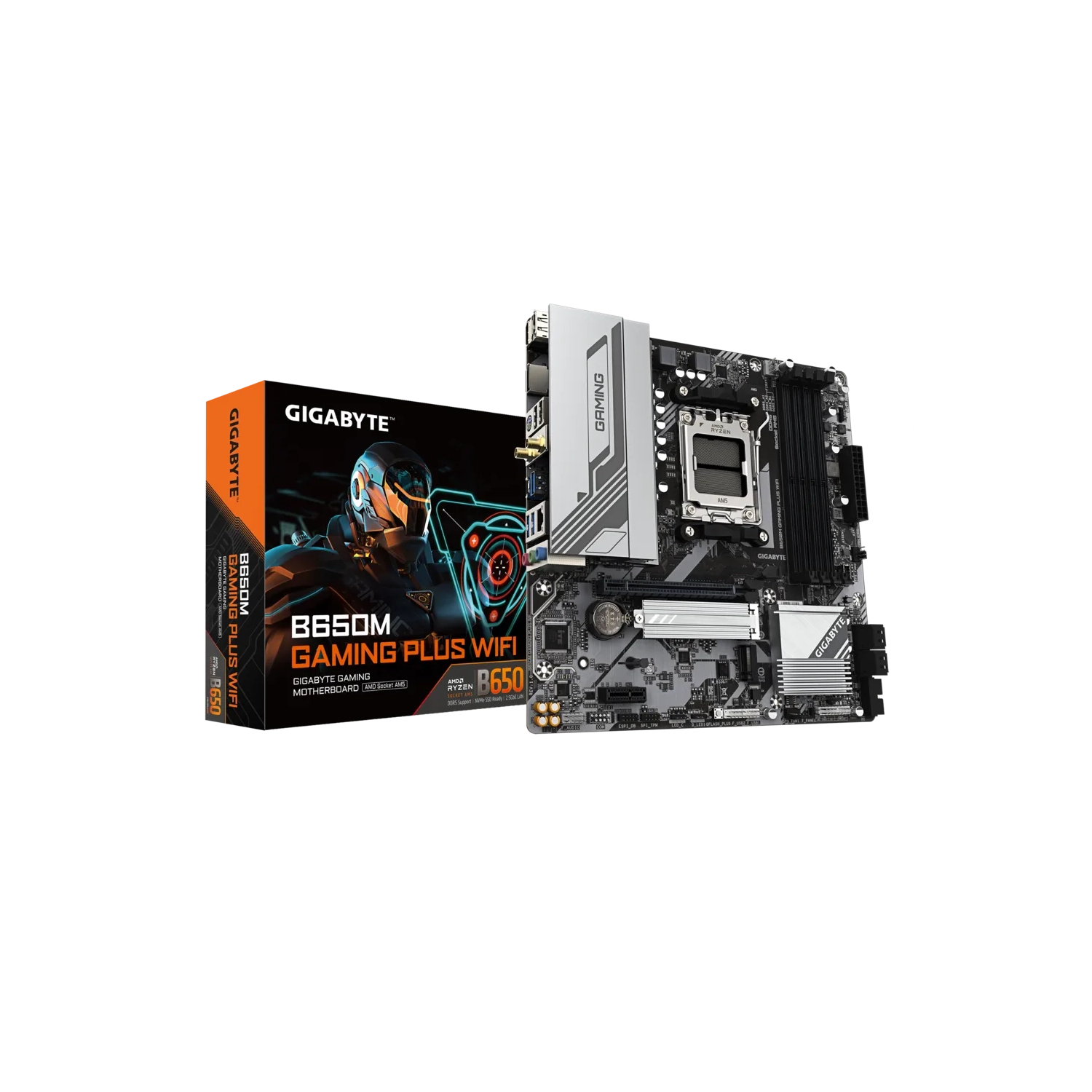 [GIGMOTB650MGPF] Motherboard (AM5) GIGABYTE B650M GAMING PLUS WIFI