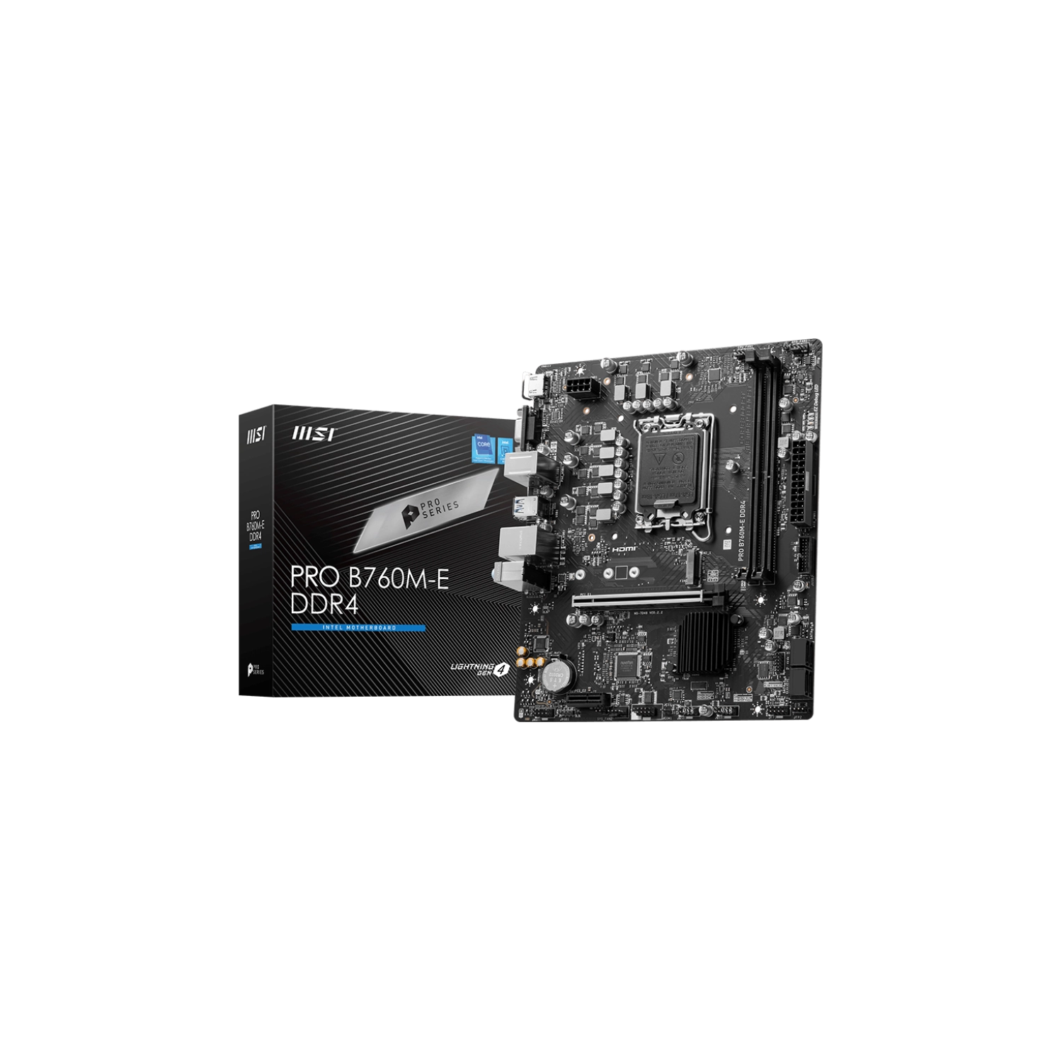 [MSIMOTB760M-ED4] Motherboard Msi Pro B760M-E Ddr4 (Lga1700)