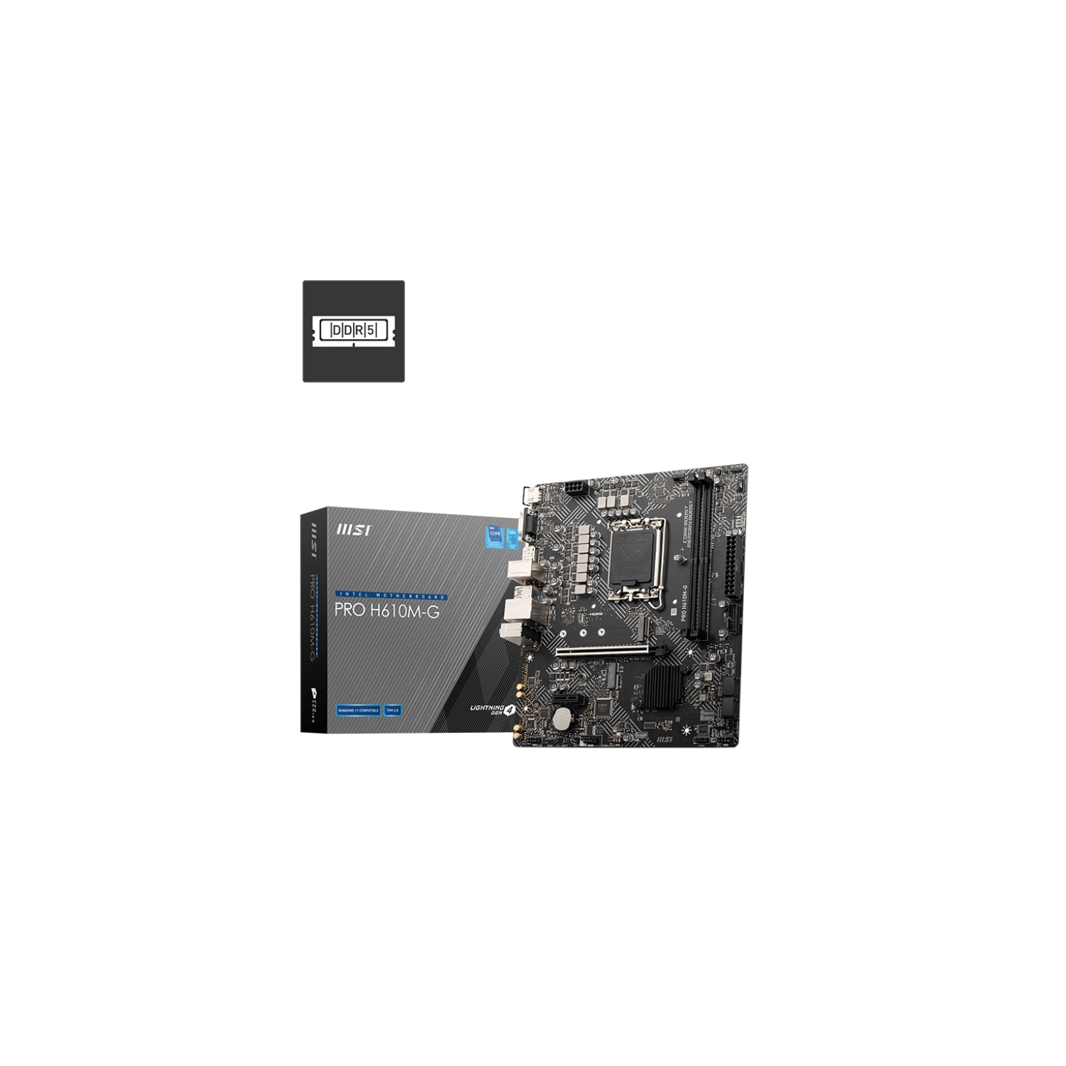 [MSIMOTH610-GD5] Motherboard Msi Pro H610M-G Lga1700 Ddr5