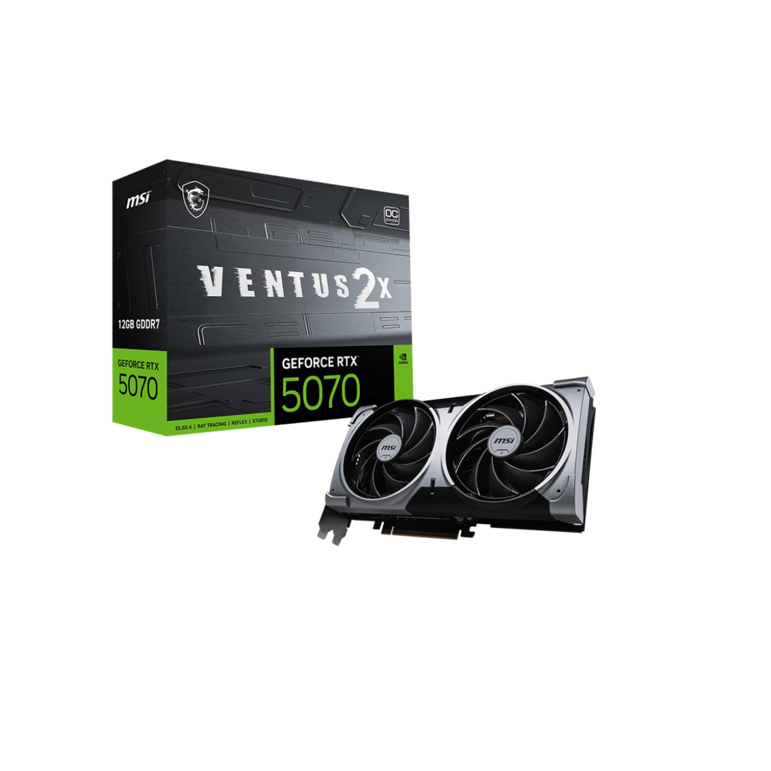 [MSIPDV507012GV2] Placa Msi Geforce Rtx 5070 12G Ventus 2X Oc