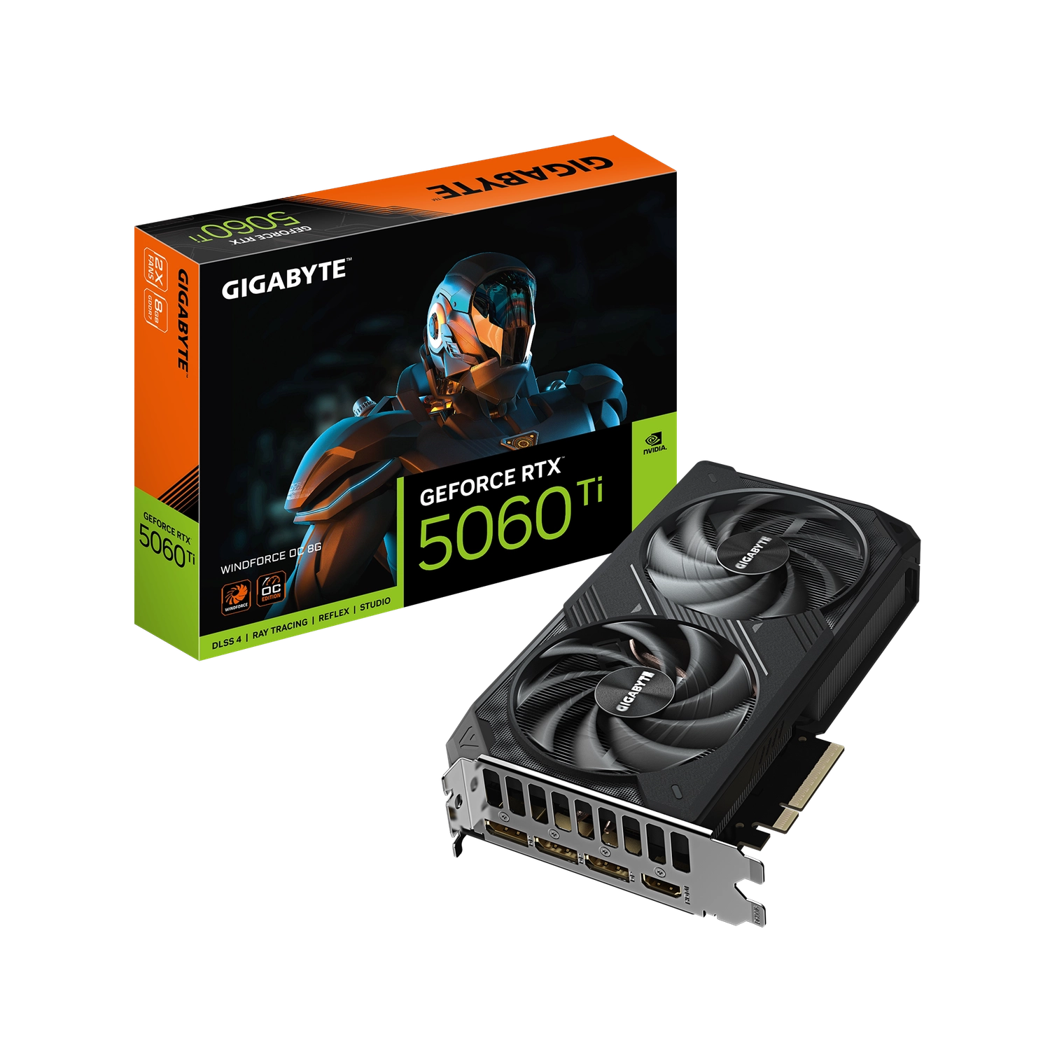 [GIGPDV506TW2O8] Placa De Video Gigabyte Geforce Rtx 5060 Ti Windforce Oc 8G