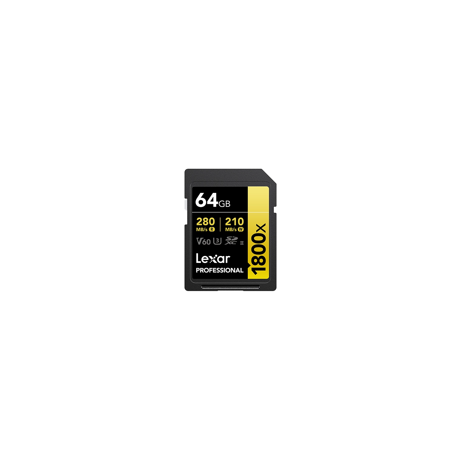 [LEXSD1800X64GBG] Tarjeta Sdxc Lexar 1800X 64Gb Uhs-Ii  C10