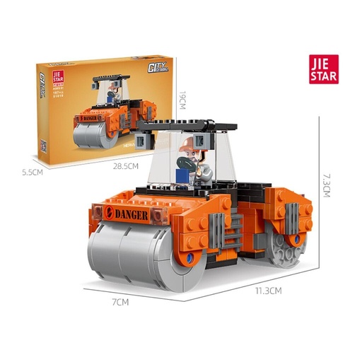 [11476] Zumo Bloques Aplanadora Tipo Lego 218 Piezas