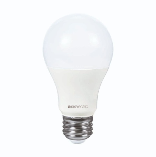 [11574] Sixelectric Lámpara Led Bulbo A60 14W E27 6500K Blanco Frio
