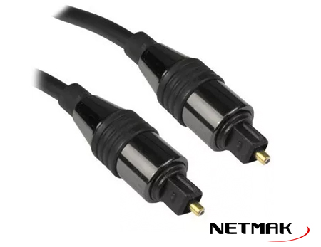 [11602] Netmak Nm-C101 3 Cable Optico Digital Toslink 3 Mts