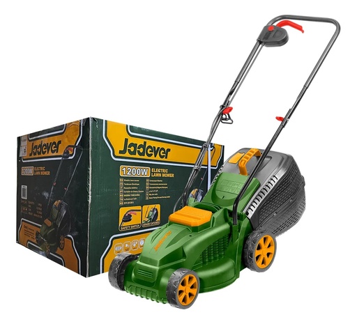 [11614] Jadever Cortacesped Eléctrico Inalámbrico 1300W Velocidad 3500/Min Capacidad 30L 3 Posiciones - Jdlkp530