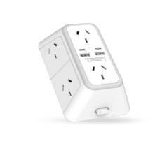 [11622] Trefi Trfpirami Piramidal Adaptador Multiple 6 Tomas + 2 Usb + 2 Usb Tipo C