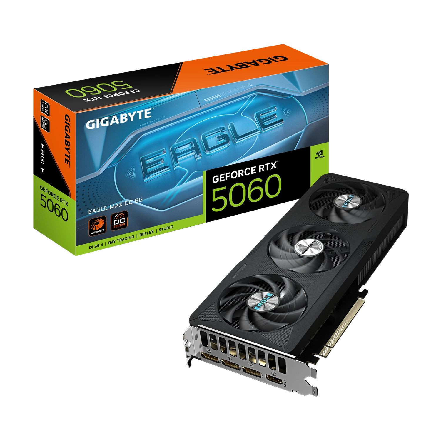[GIGPDV506EMO8] Placa De Video Gigabyte Geforce Rtx 5060 Eagle Max Oc 8G