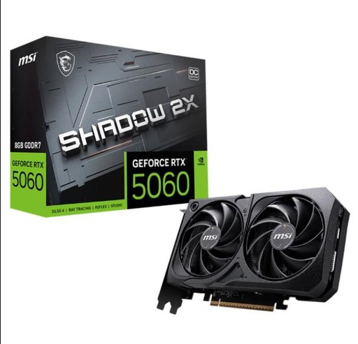 [MSIPDV5060T8GSO] Placa De Video Msi Nvidia Geforce Rtx 5060 Ti 8G Shadow 2