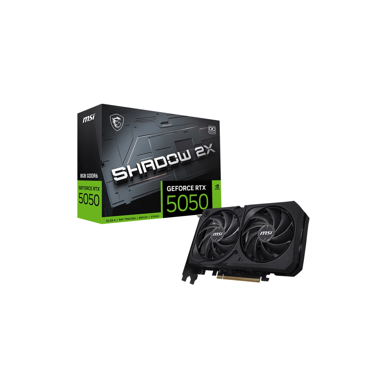 [MSIPDV50508GSH2] Placa De Video Msi Geforce Rtx 5050 8G Shadow 2X Oc
