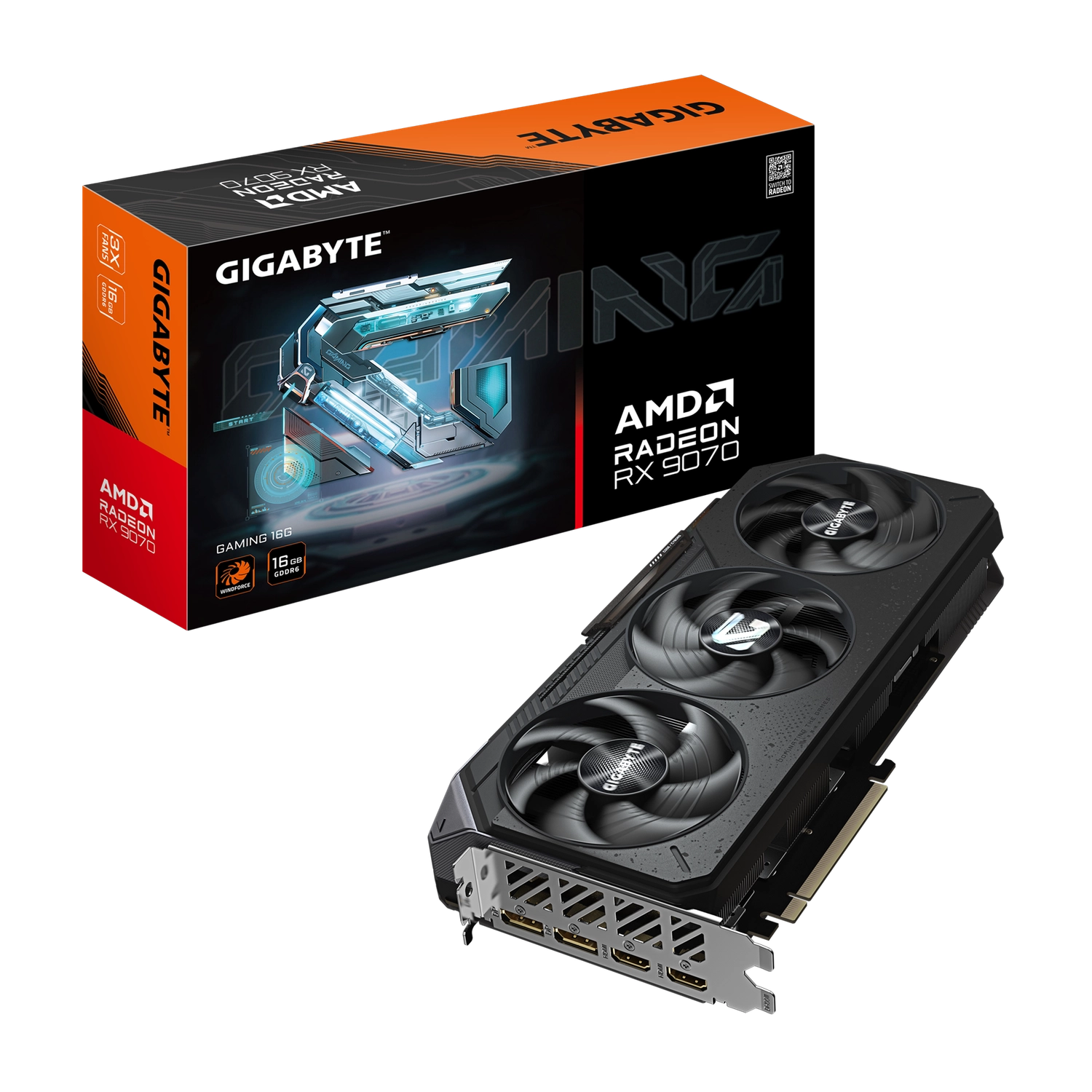 [GIGPDV9070G16] Placa De Video Gigabyte Radeon Rx 9070 Gaming 16G