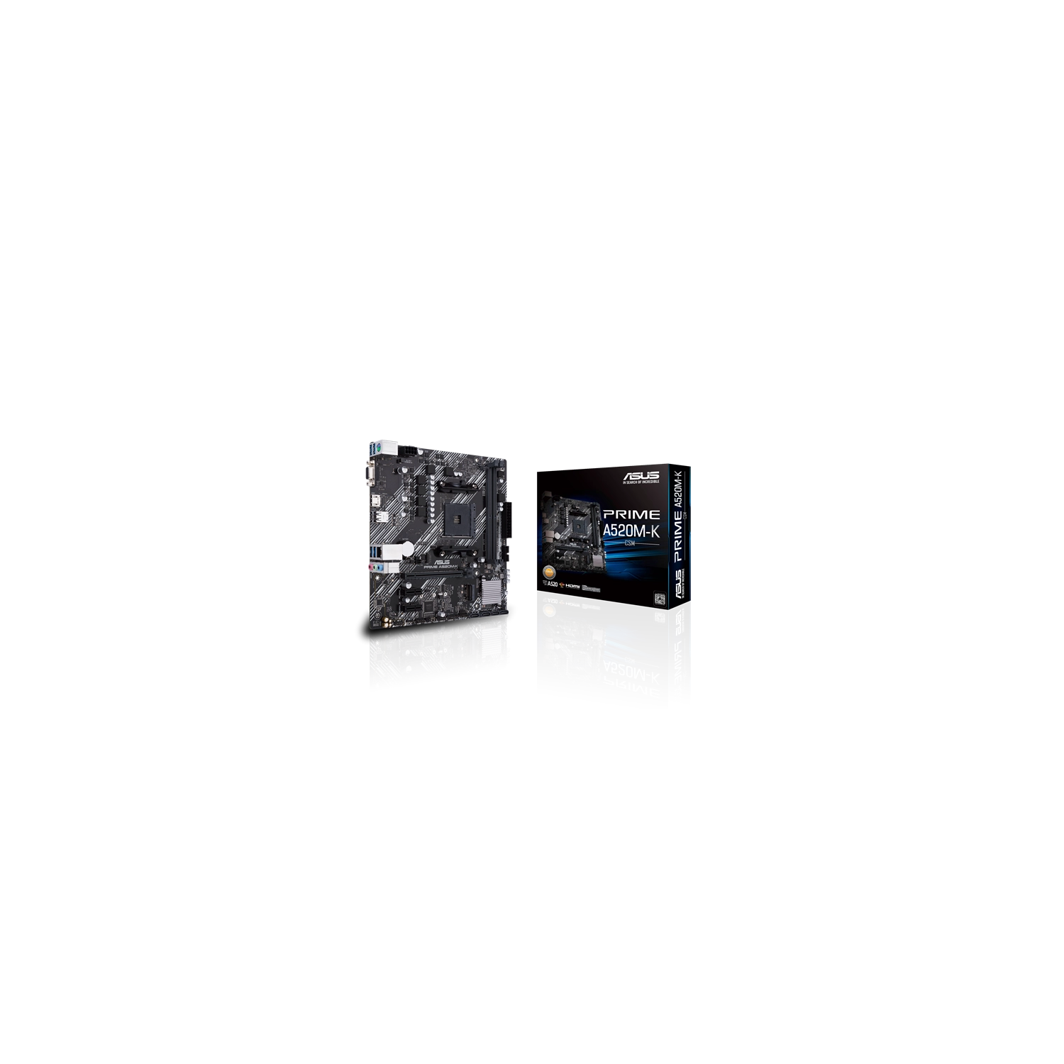 [ASUMOT90MB1500M] Motherboard Asus Prime A520M-K/Csm Am4 Ddr4