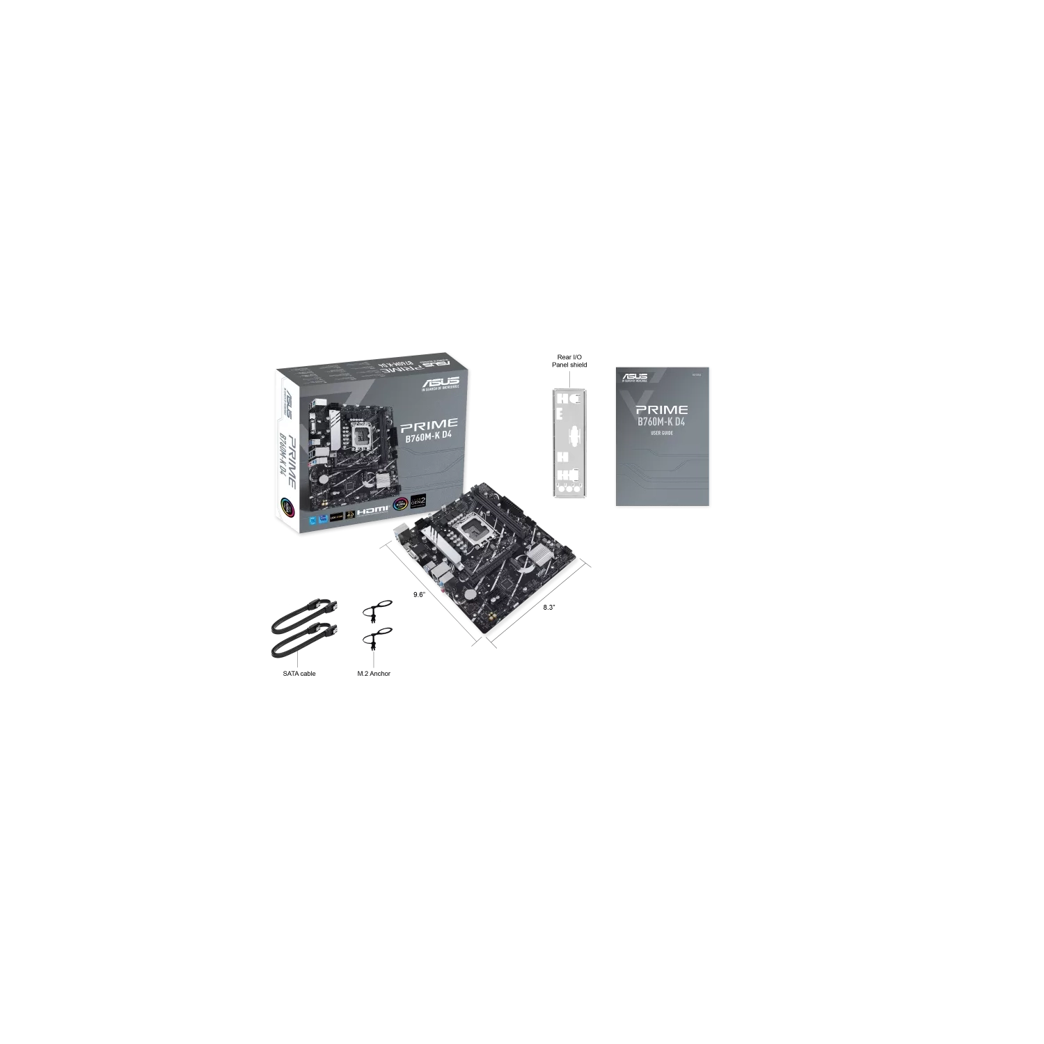 [ASUMOT90MB1DS0M] Motherboard Asus Prime B760M-K D4 Lga 1700 Ddr4