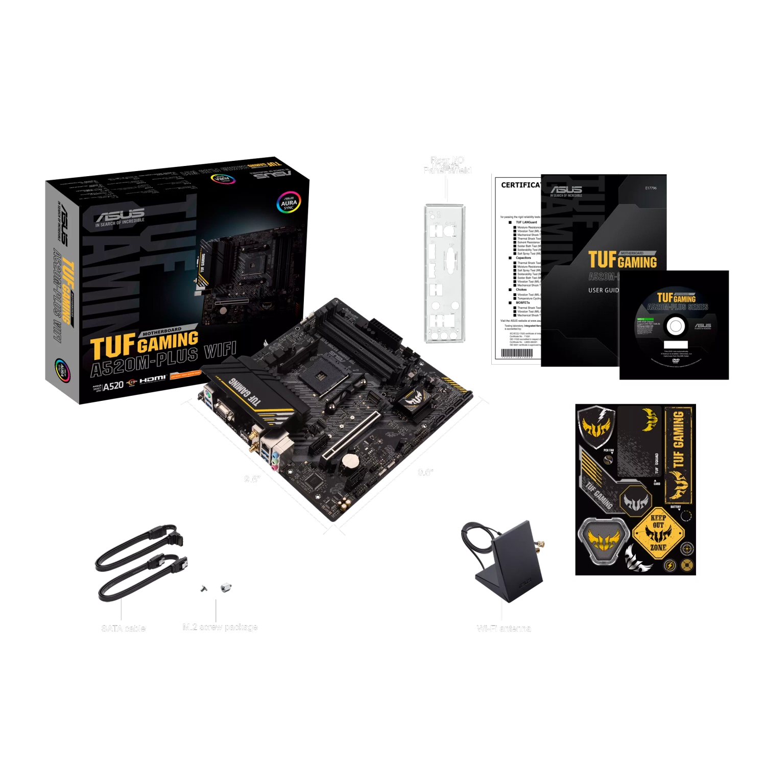 [ASUMOT90MB17F0M] Motherboard ASUS TUF GAMING A520M-PLUS WIFI AM4 DDR4