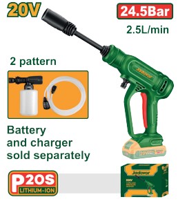 [11709] Jadever Pistola Hidrolavadora Inalambrica 20V Jdqx0120