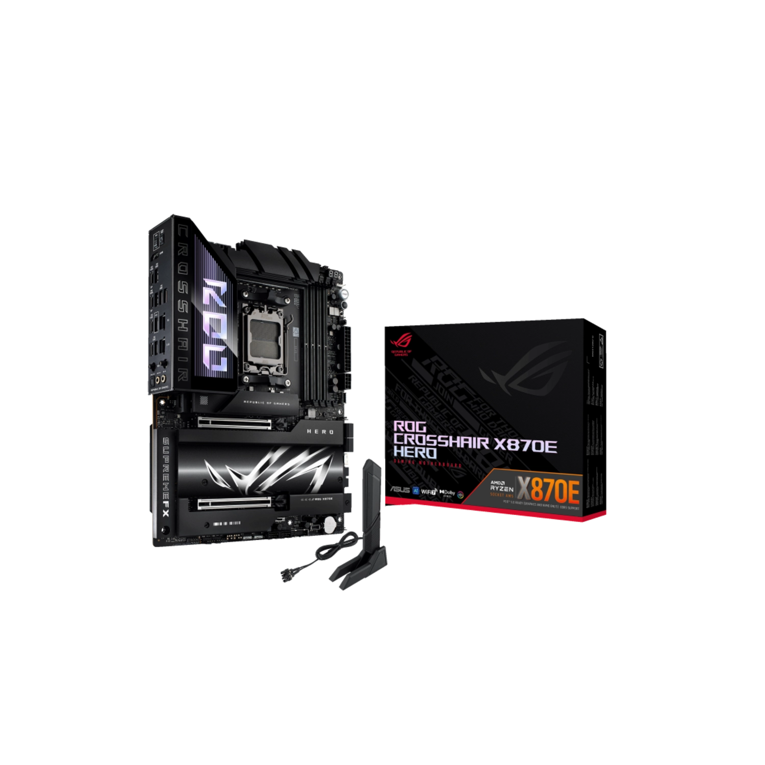 [ASUMOT90MB1IE0M] Motherboard Asus Rog Crosshair X870E Hero Am5 Ddr5