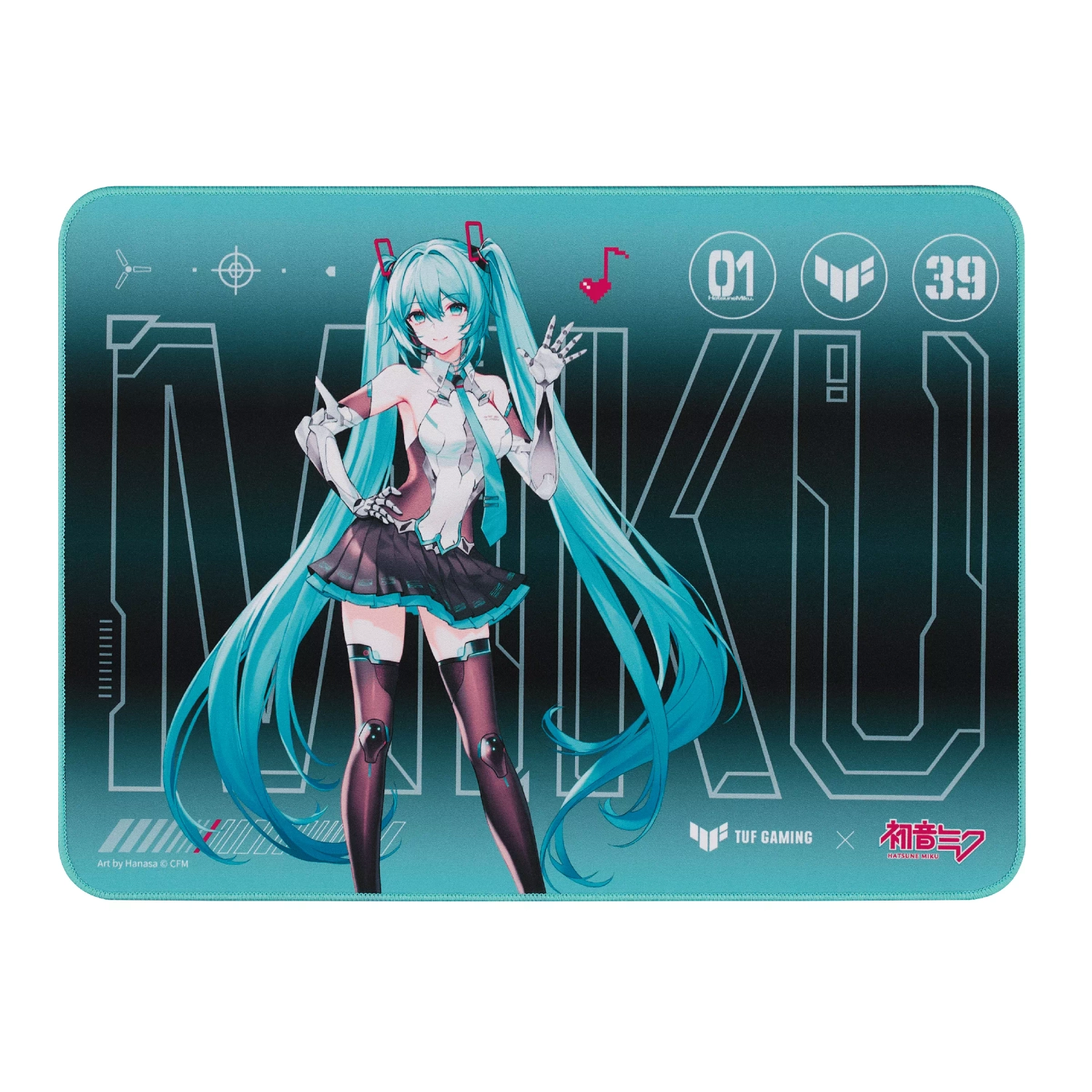 [ASUMOUPNC19TGME] Mousepad Asus Nc19 Tuf Gaming P1 Hatsune Miku Edition