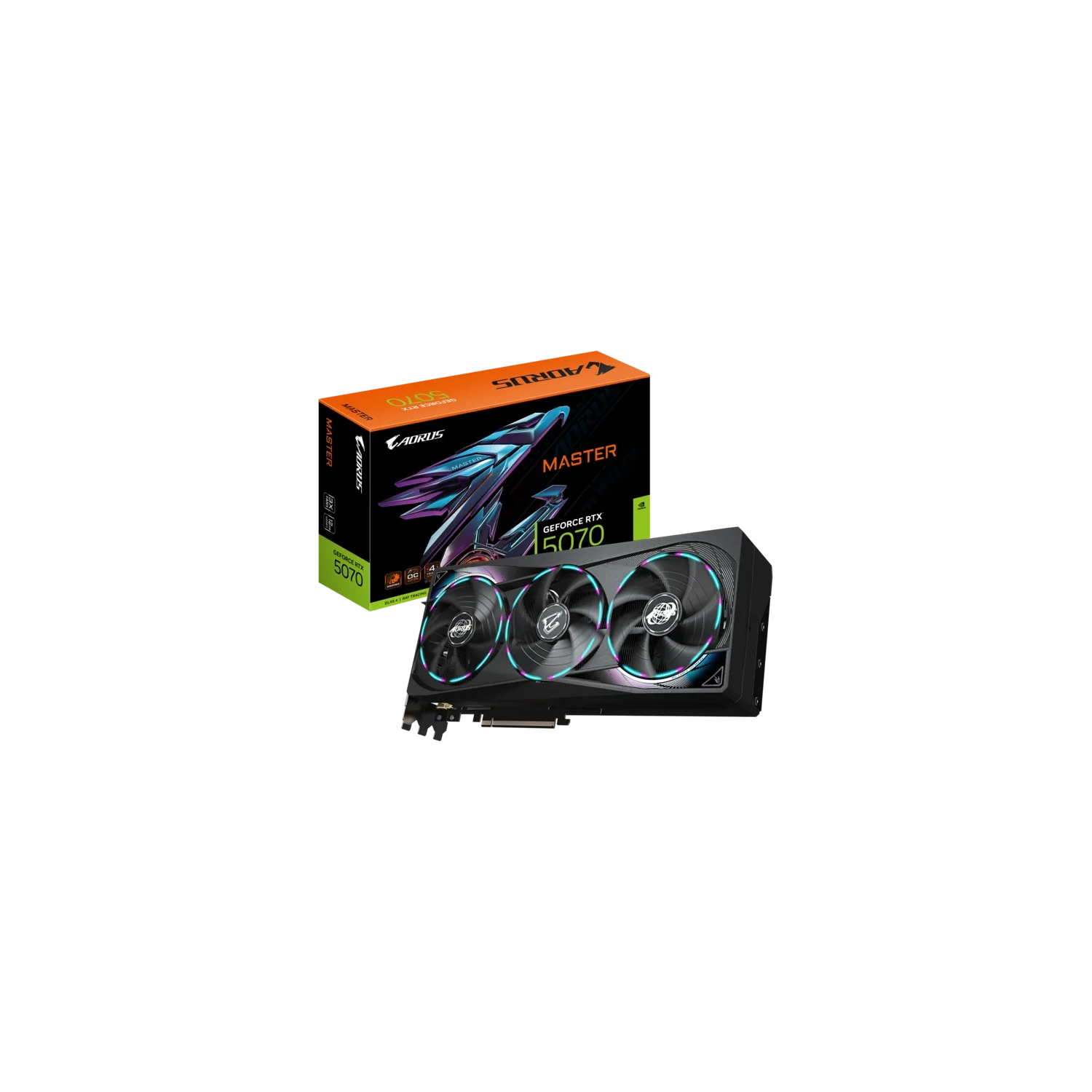 [GIGPDV5070AM12] Placa de Video GIGABYTE AORUS GeForce RTX 5070 MASTER 12G