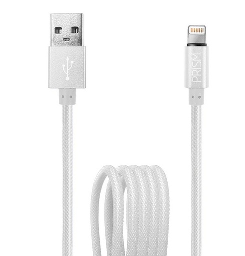 [62860] Cable Foxbox Usb Prism Usb A Lightning Blanco 125M  (2191)