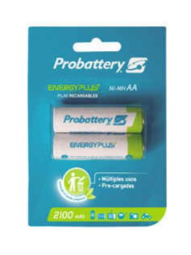 [68768] Blister De Pilas Recargables Probattery Energyplus Aa X2 Unidades